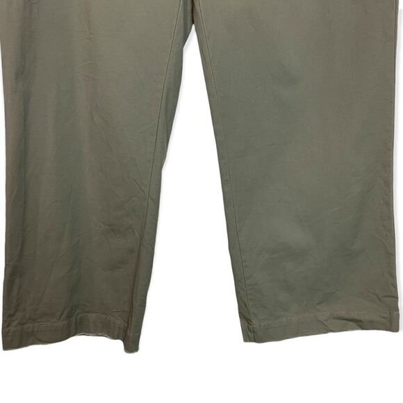 ATM Cropped Boyfriend Pant in Faded Sage - Picture 7 of 13